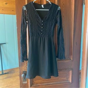 Xhilaration Fit and Flare Bell Sleeve Dress